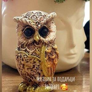 Малка симпатична декоративна фигурка на Бухалче